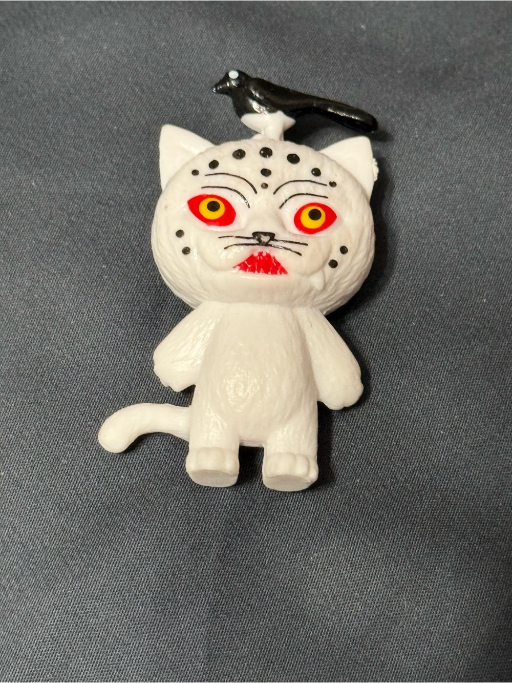 Kkachi Tiger Magpie Cat Figure Korean Folk Art Inspired Spooky